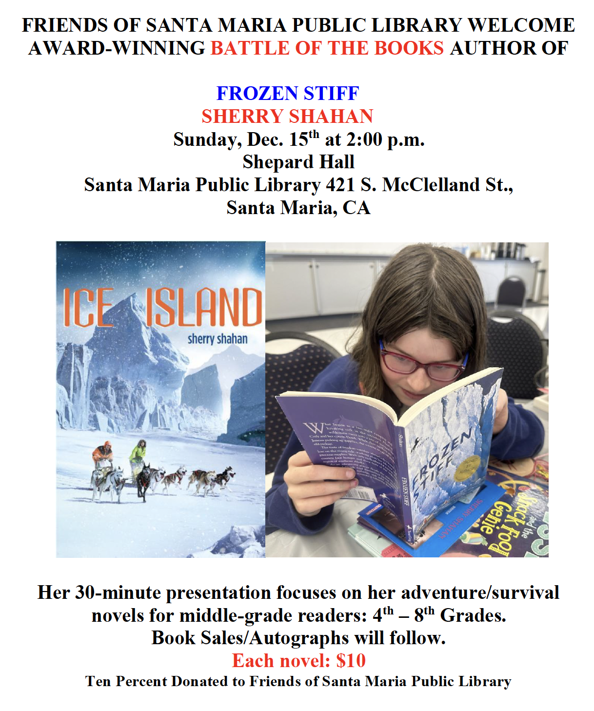 Frozen Stiff Author
